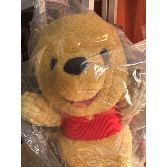 Blissful Buddies Fidget Plush - Winnie The Pooh Stuffed Animal with Embroidered - Picture 6 of 8